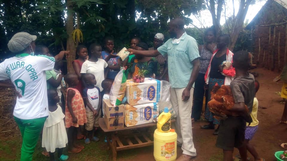 Helping children in class